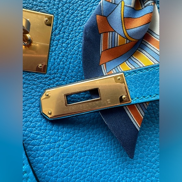 Hermes Birkin 30 Blue Zanzíbar GHW - Picture 7 of 14